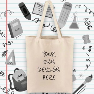 Sac fourre-tout personnalisable, sac fourre-tout personnalisé, cadeau de mariage pour demoiselles d'honneur, sac fourre-tout réutilisable, cartable, sac d'épicerie, fourre-tout en toile 15 x 16 x 3,9 pouces