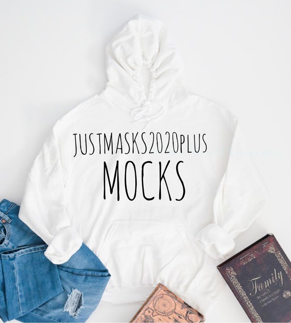 jerzees white hoodie