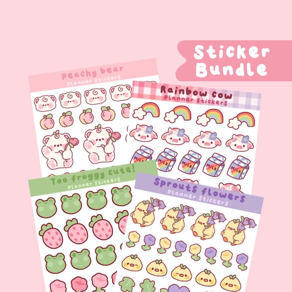 Paper planner stickers uk Sticker bundles kawaii laptop stickers cute