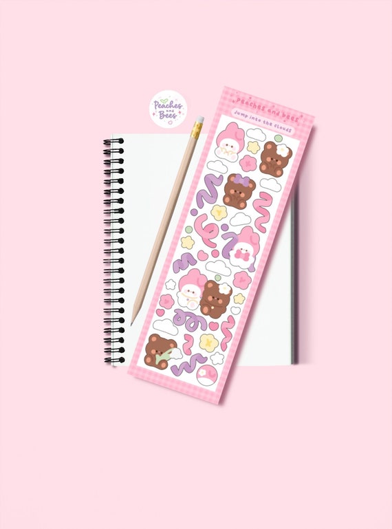 Portals Fairy Sticker Sheet/melanie Inspired Cute Bear Character