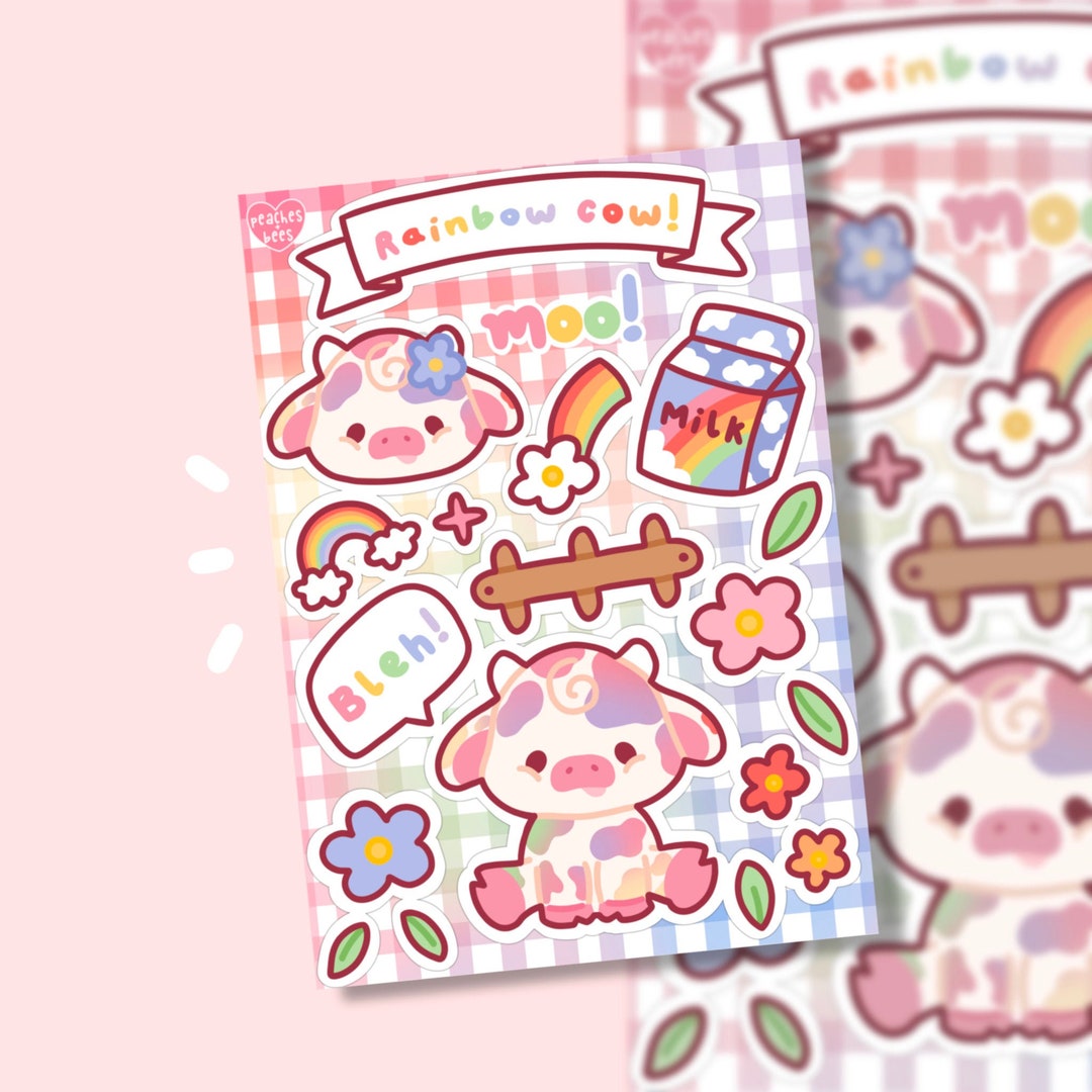 NEW Korean deco cute girl stickers sheets for top loaders kawaii ~ select ~