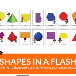 Shapes In A Flash! Printable African-American Flash Cards