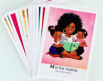 L'alphabet en un clin d'oeil ! Cartes flash ABC inspirées de la vie afro-américaine par Markette Sheppard