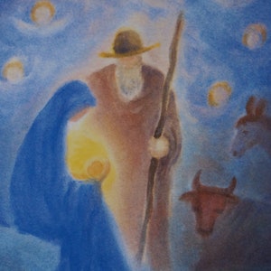 Postkarte Jahreszeitenkarte Weihnachtskarte Kunstkarte Weihnacht