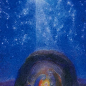 Postkarte Jahreszeitenkarte Kunstkarte Weihnachten