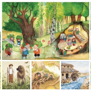Postkartenserie " Sommer " Jahreszeitenkarten 10 verschiedene Karten