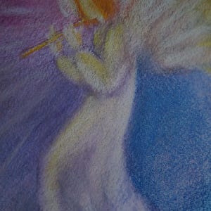 Postkarte Jahreszeitenkarte Kinderkarte Kunstkarte Musizierender Engel