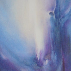 Postkarte Jahreszeitenkarte Kunstkarte Angel in connection with the light