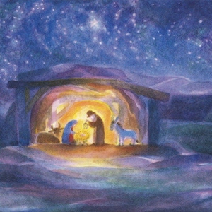 Postkarte Jahreszeitenkarte Kunstkarte Weihnachten
