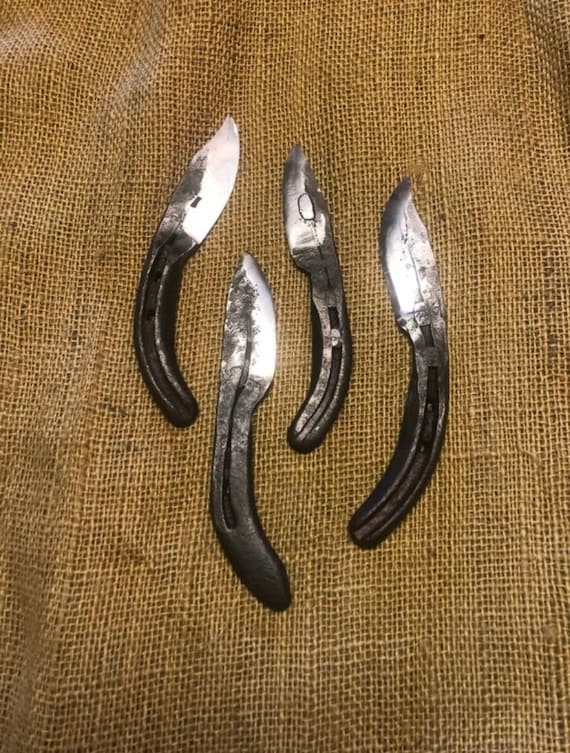 Custom Horseshoe Knives Etsy