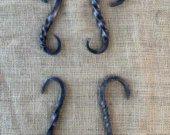 Custom Hand-Forged S Hooks / Multiple Sizes