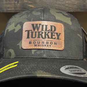 Bourbon Whiskey Snapback Hat Bourbon Inspired Apparel Bourbon Baseball Hat Wild Turkey Themed Decor Snapback Trucker Hat Bourbon Gifts