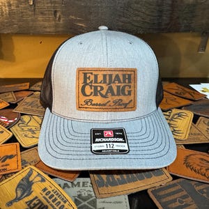 Bourbon Whiskey Snapback Hat Bourbon Inspired Apparel Grey Bourbon Baseball Hat Elijah Craig Bourbon Decor Snapback Trucker Hat Bourbon Gift