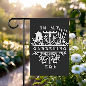 In my Gardening Era Garden Flag | Garden Flag | Garden flag | house flag | yard banner