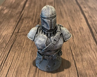 NEW Star Wars Mandalorian Figure with Stand 3D Printed Custom Finished 3.5" Figurine Party Favor Fan Gift