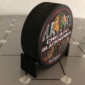 NEW Hockey Puck Display Stand Holder Black Color Lightweight Perfect Display 3D Printed Custom Hockey Fan Pucks Display Stand - SHIPS TODAY