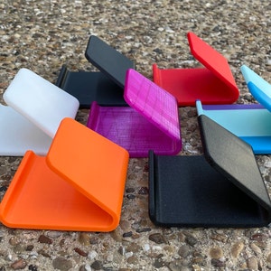 NEW 3D Printed Phone Stand Tablet Stand Phone Holder Tablet Holder Mobile Device Stand for Desk PLA Non-Toxic Variety of Colors