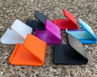 NEW 3D Printed Phone Stand Tablet Stand Phone Holder Tablet Holder Mobile Device Stand for Desk PLA Non-Toxic Variety of Colors
