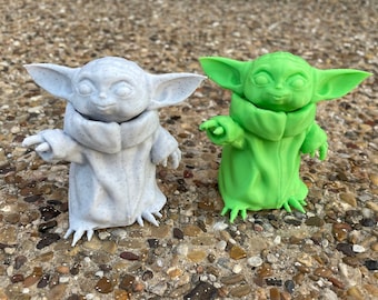 NEW Star Wars Baby Yoda Child Mandalorian Figurine Statue Desk Decor 3D Printed PLA Non Toxic Plastic Fan Art - NEW