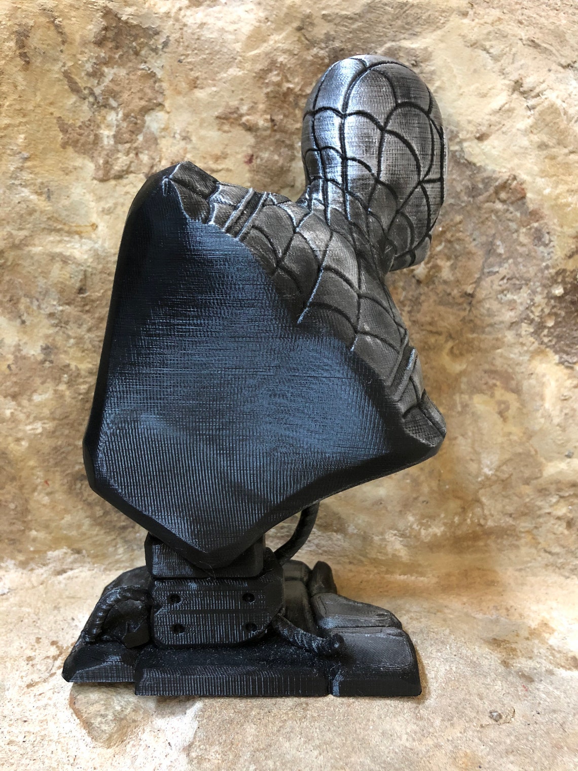 NEW Marvel Spider-man 3D Printed Bust Standing Finished Figurine Figure ...