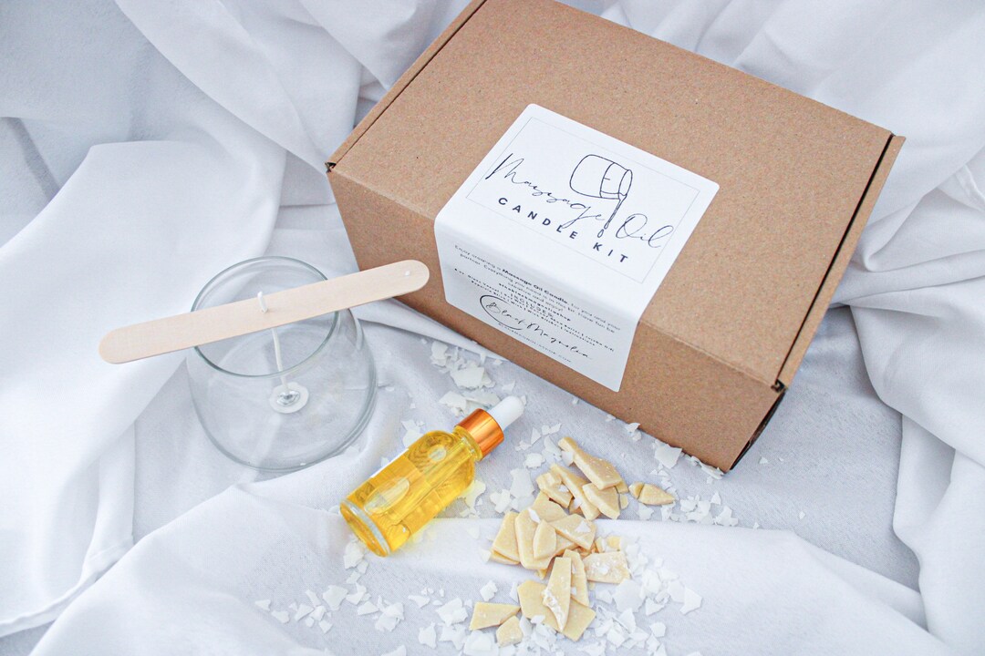 Massage Oil Candle Kit Etsy