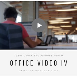Zoom Office Video Background IV – High-Quality Virtual Background for Online Meetings