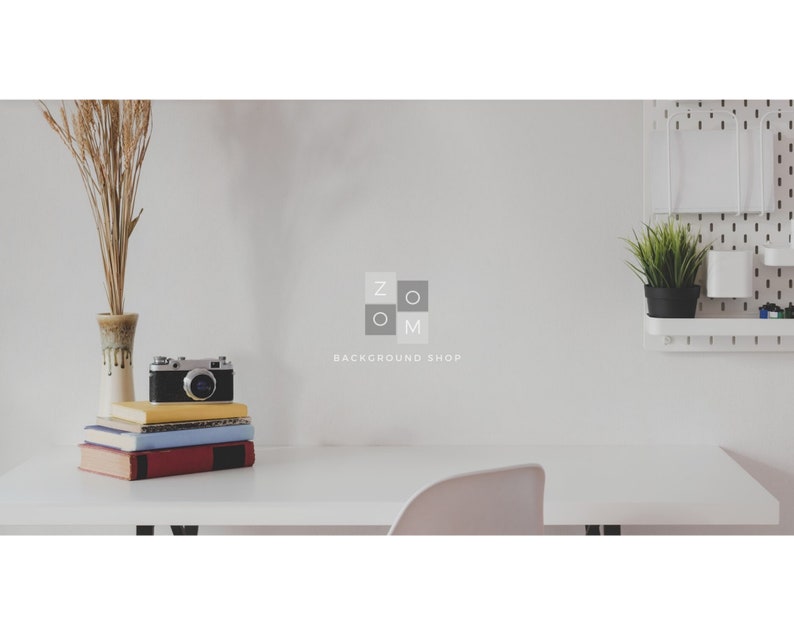 Zoom Backgrounds Neutral Wall 5 Backdrop Images for Online Zoom