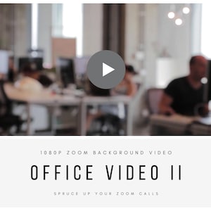 Zoom Office Video Background II – High-Quality Virtual Background for Online Zoom Meetings