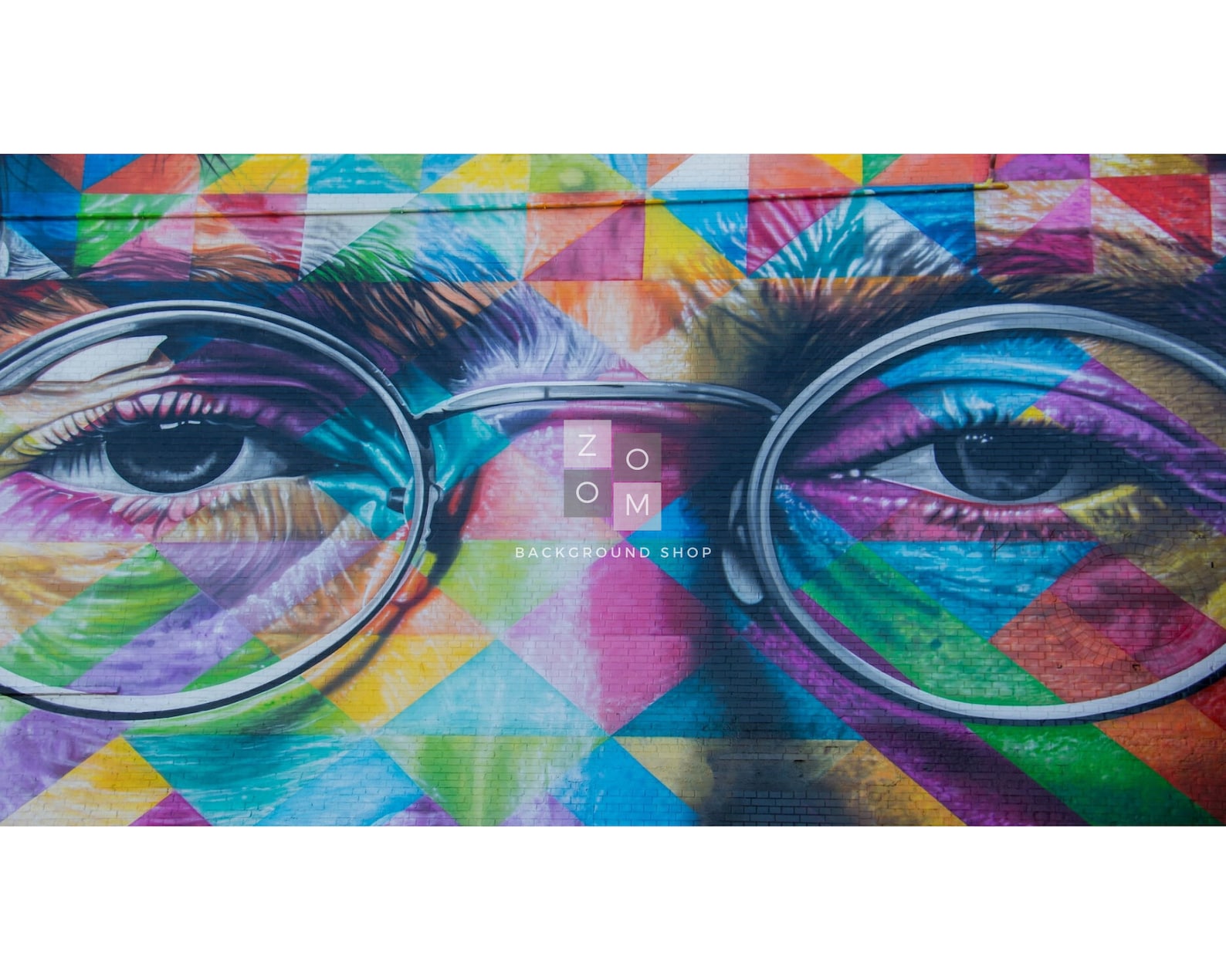 Zoom Backgrounds Graffiti Wall 5 Backdrop Images for Online Zoom