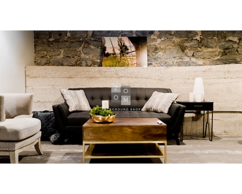 Zoom Backgrounds Rustic Home Pack I 5 Backdrop Images for Online Zoom