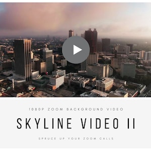 Zoom Skyline Video Background II – High-Quality Virtual Background for Online Meetings