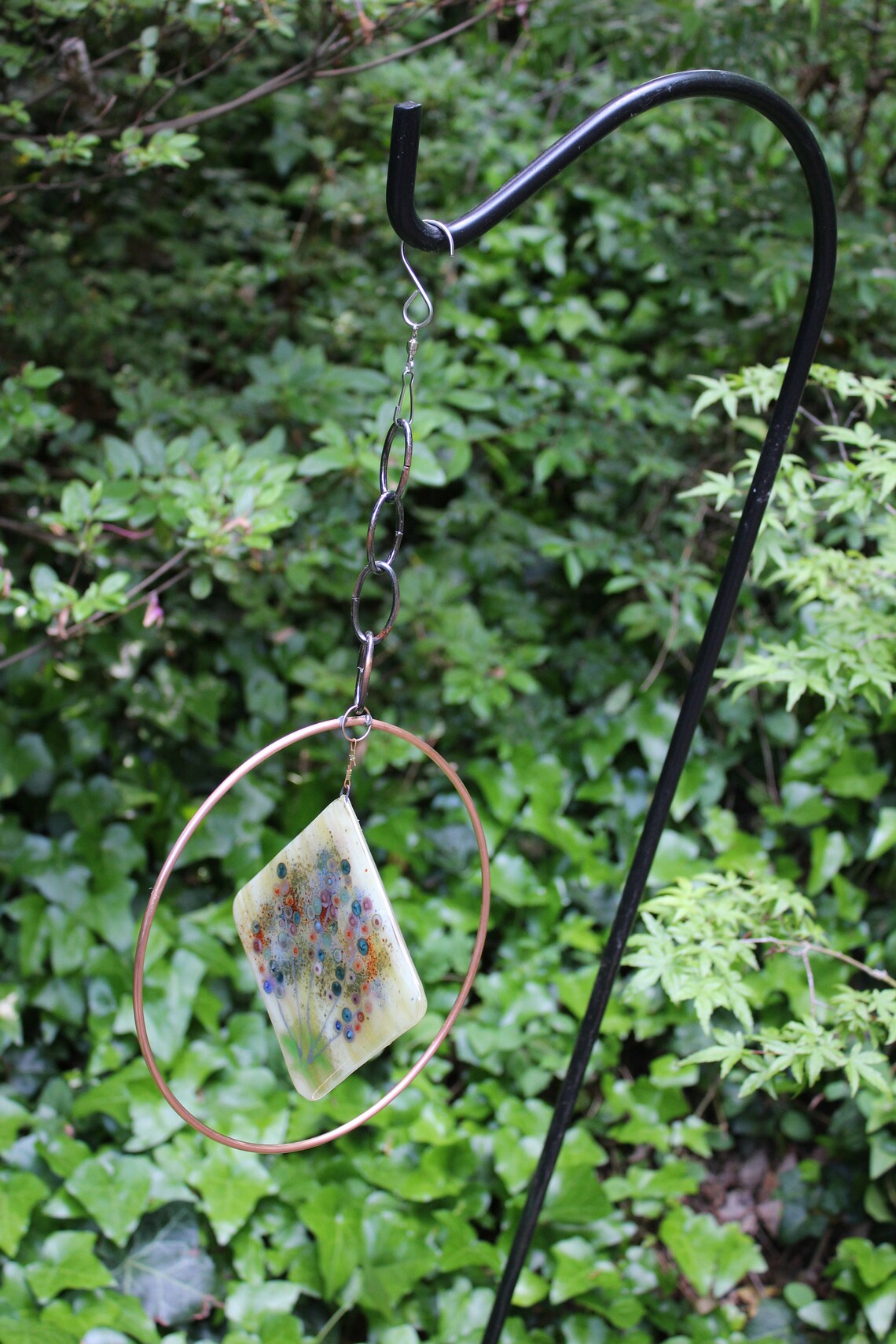 Hanging Fused Glass Art for Indoors or Outdoors Etsy