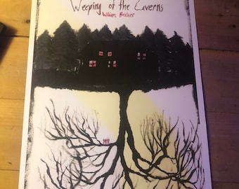 FULL SIZE "The Tree" Weeping of the Caverns Poster 13x19. Hand-drawn by Jamie Shew