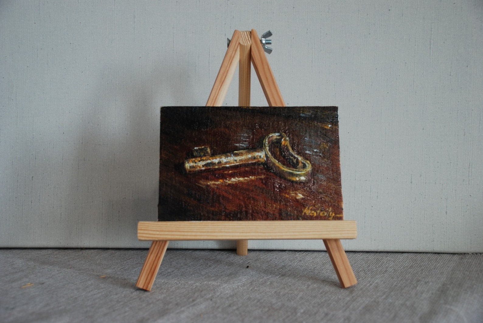 Magic key artwork Original oil painting Dream art Key art Etsy