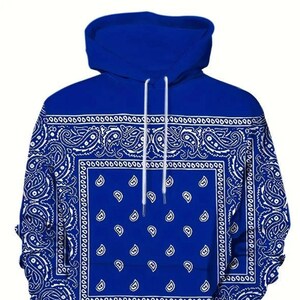 Red store bandana hoodie