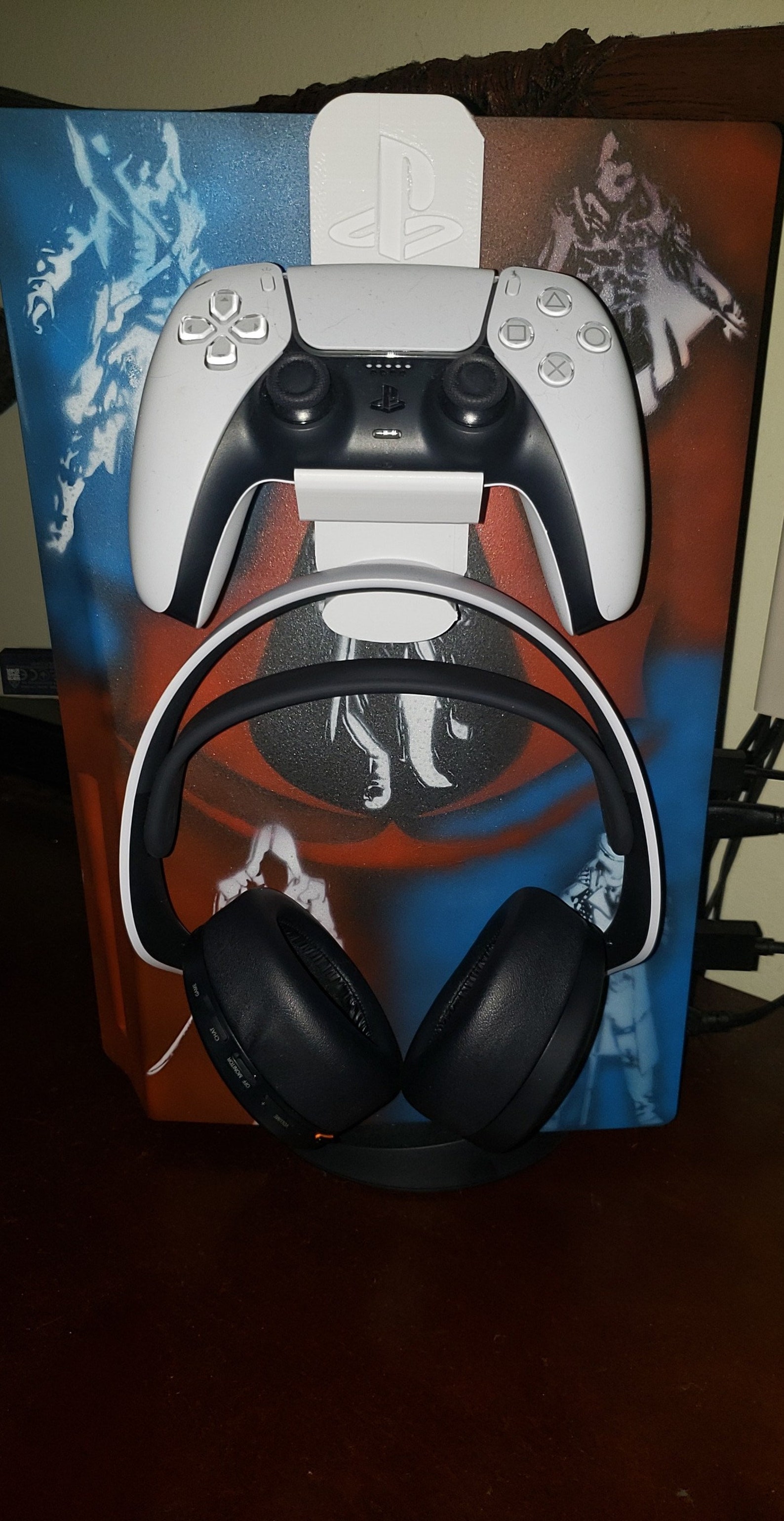 PS5 controller and headphone mount Etsy