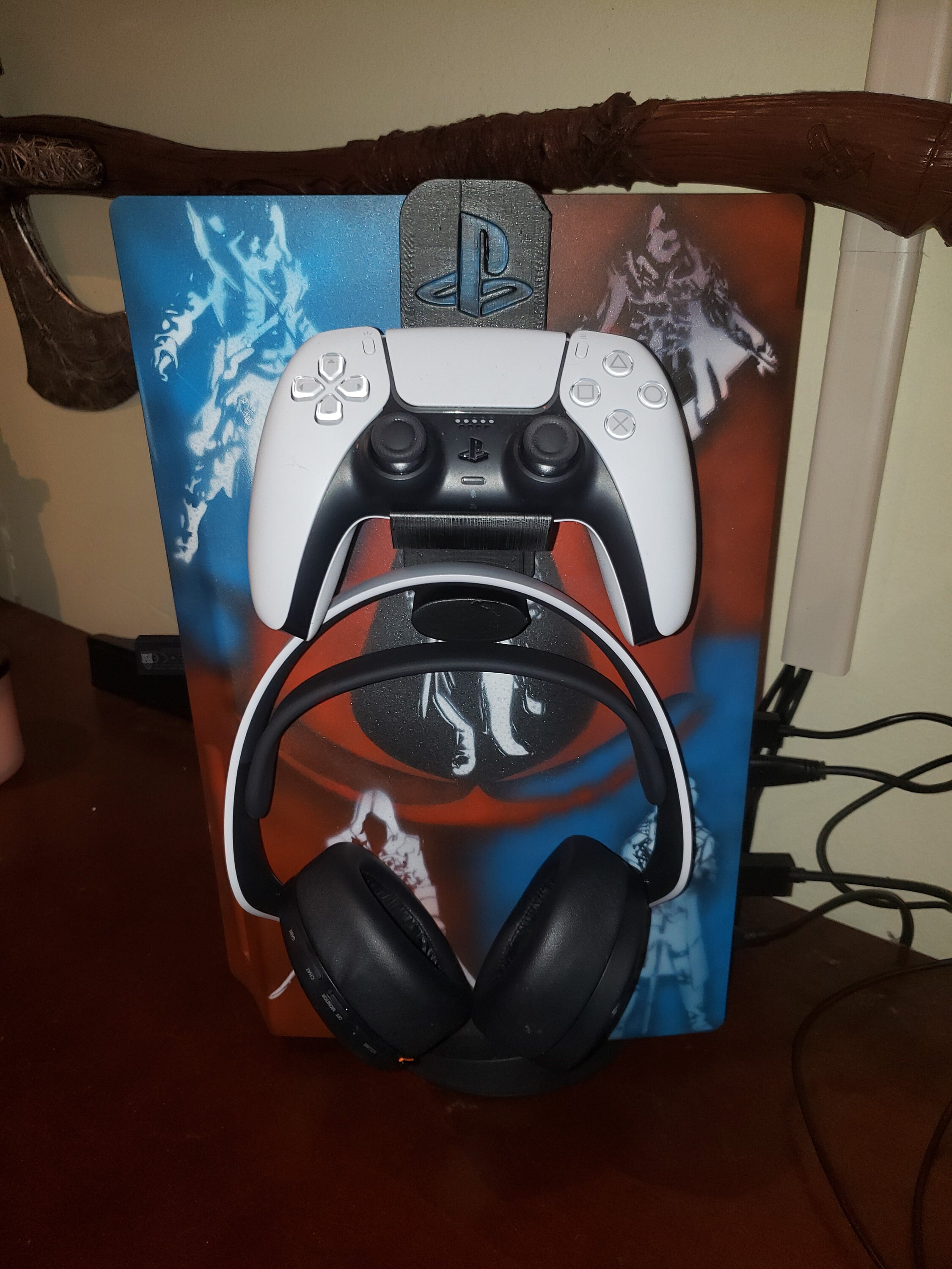 PS5 controller and headphone mount Etsy