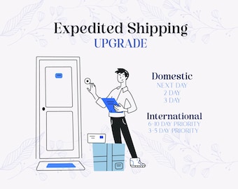 Shipping Upgrade: Expedited Domestic/International Priority