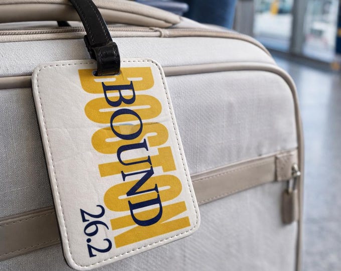 Boston Bound 26.2 Luggage Tag