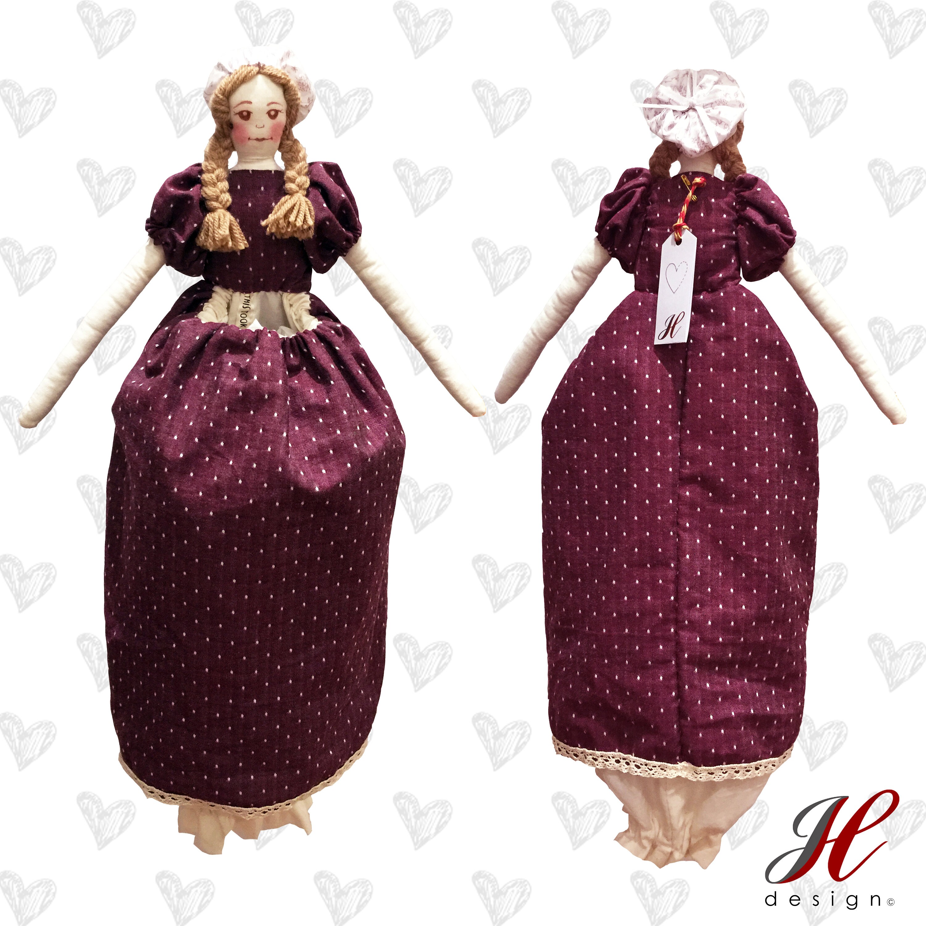 Almacenamiento colgante cosido a mano / soporte de bolsa de | Etsy