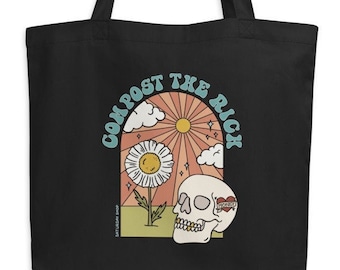 Composteer de rijke draagtas