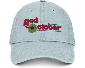 Phillies rode oktober geborduurde baseballpet