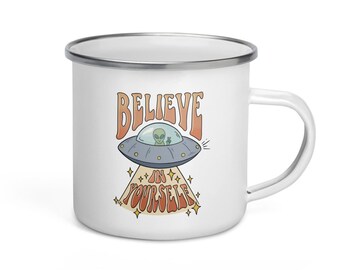 Believe in Yourself Enamel Mug