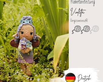 Violetta Forget-Me-Not - Crochet Pattern German PDF