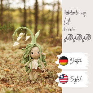 Lilli the May Fairy | Lily of the Valley | Flower Fairy | Spring Decoration | Crochet Pattern German & English PDF