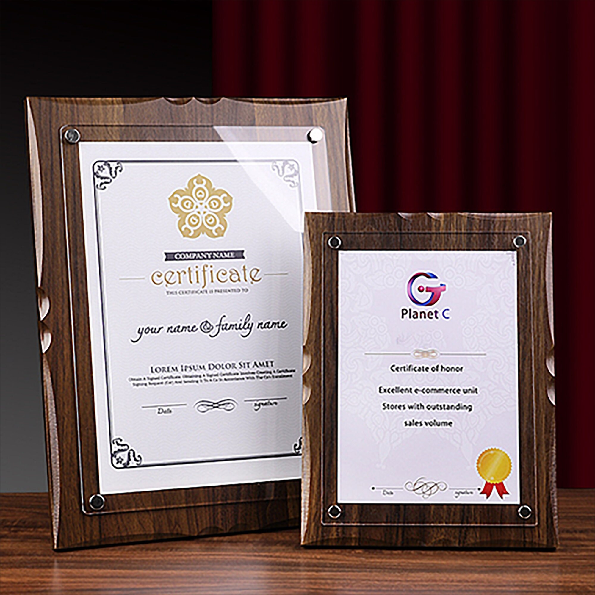 Tabletop&wall Picture Framea5 Picture Frameswood Picture Etsy UK