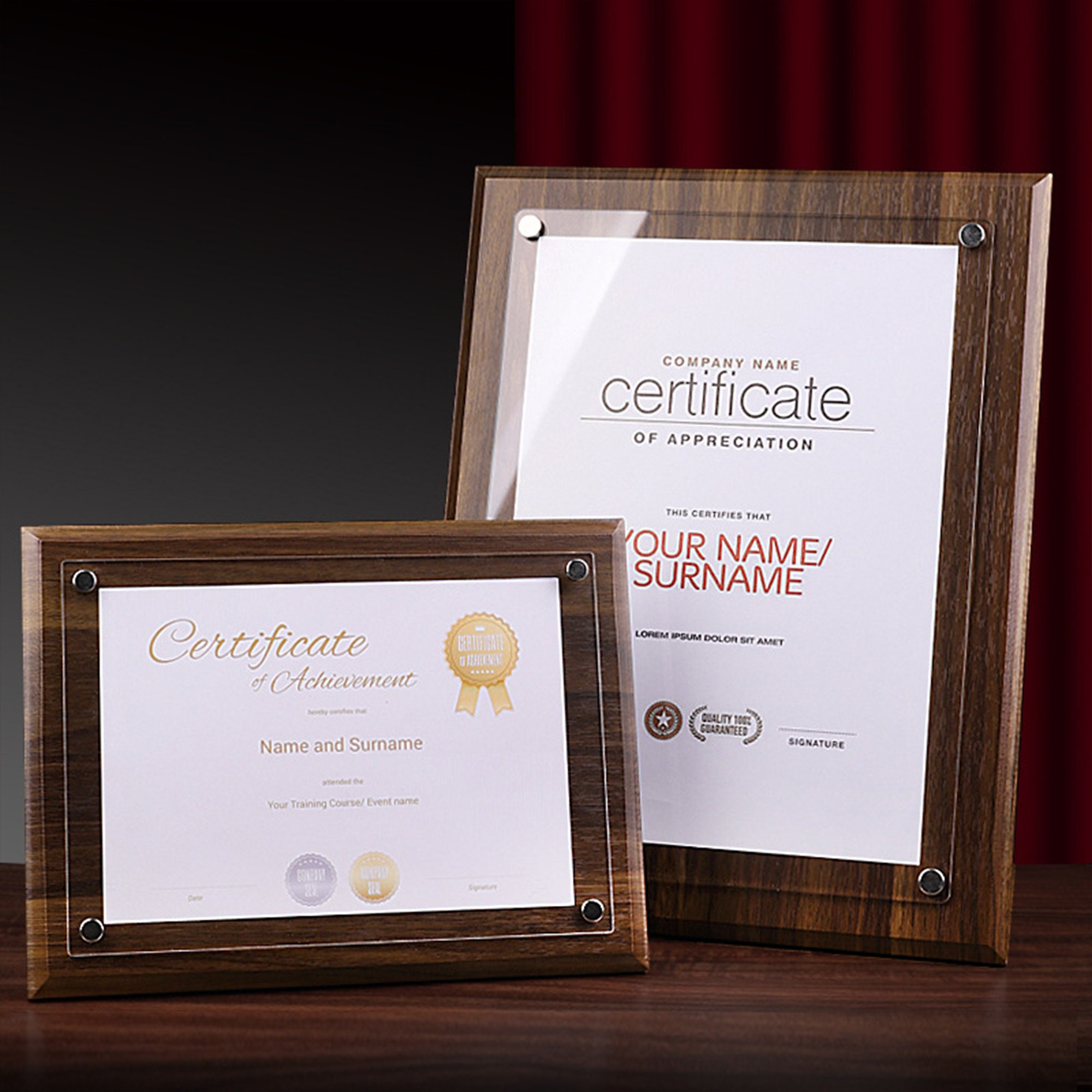 Tabletop&wall Picture Framea5 Picture Frameswood Picture Etsy UK