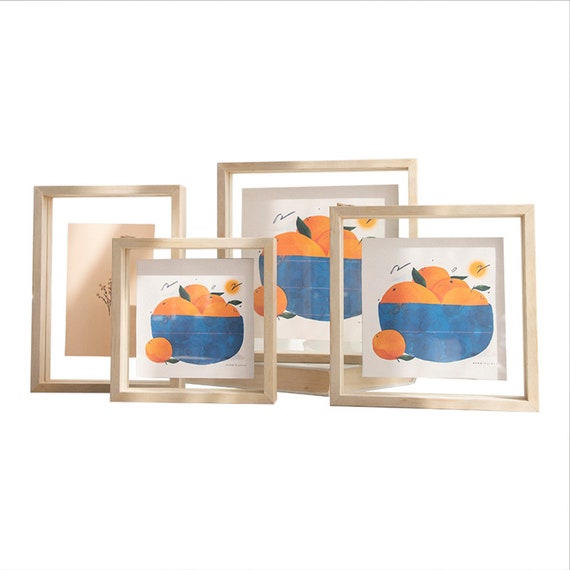 Tabletop&wall Picture Frame,6x6 Picture Frames,solid Woodpicture