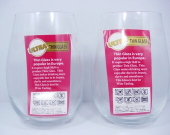 thin glass cups