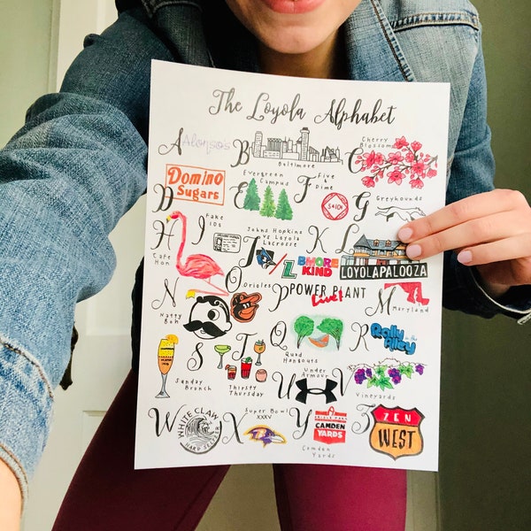 Loyola University Maryland Alphabet